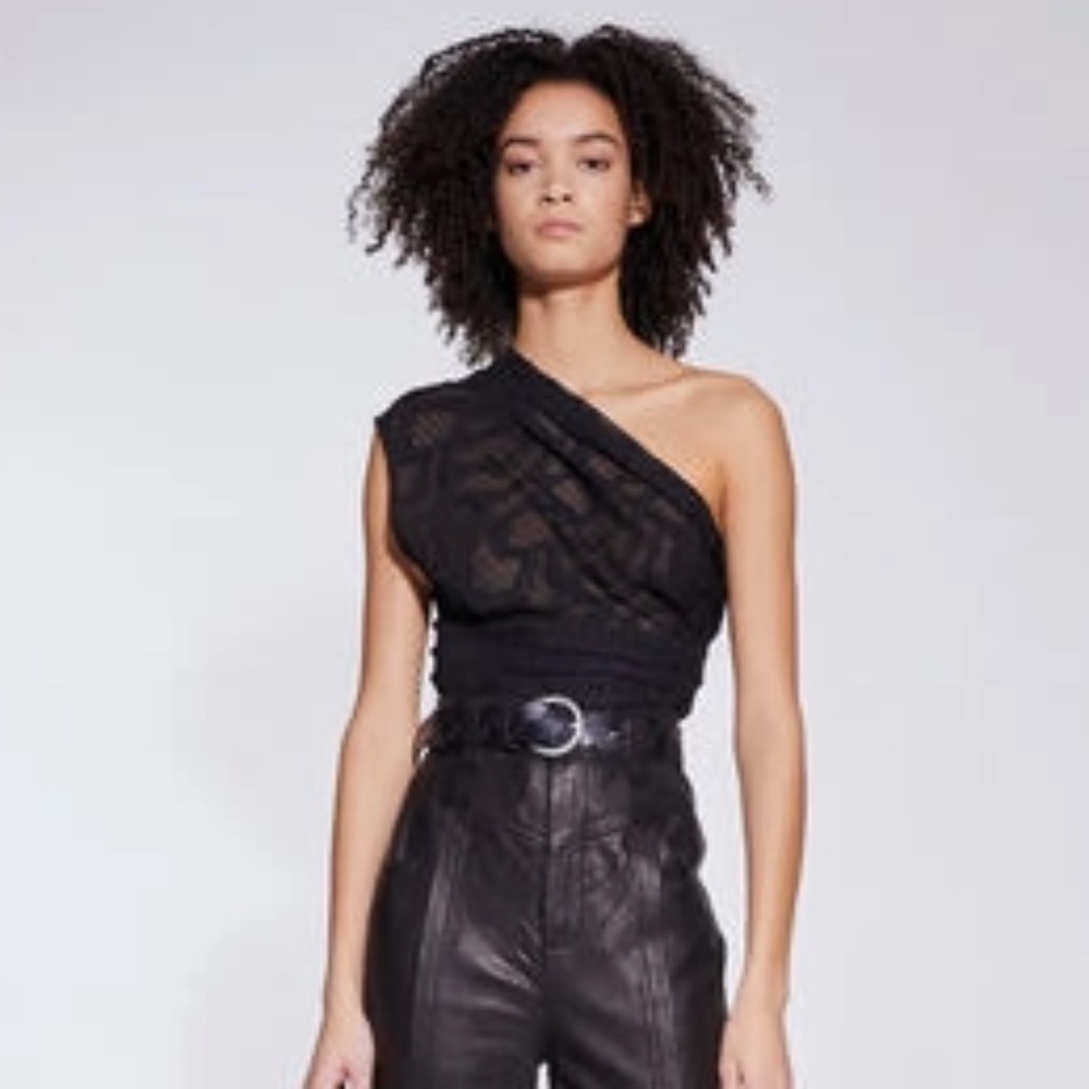 IRO Rinie one shoulder draped to XS